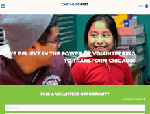 Tablet Screenshot of chicagocares.org